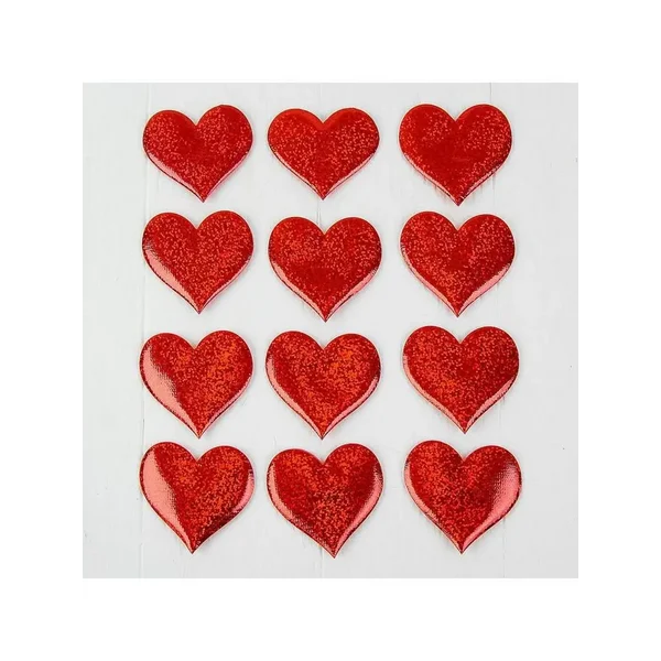 Сердечки декоративные наполнитель для подарка на 14 февраля