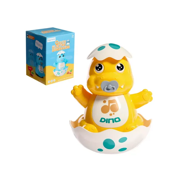 Неваляшка Малыш-динозавр, цвет МИКС