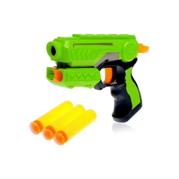 Пистолет "Меткий стрелок", стреляет мягкими пулям, цвет МИКС