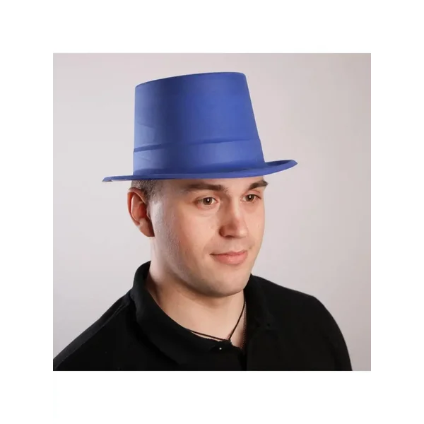 Шляпа "Цилиндр", размер 56-58, цвет синий