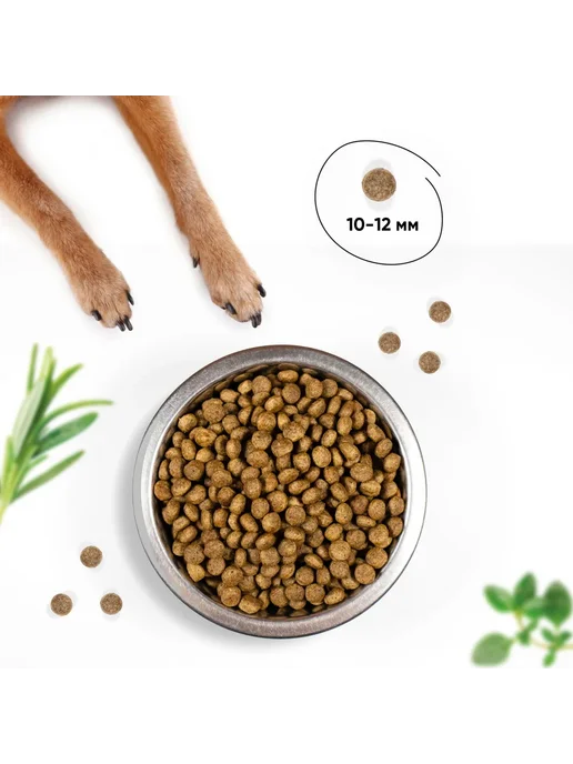 Сухой корм Meat Garden Hypoallergenic Гречкой для собак, взрослые, мелкие, индейка, 0,4 кг, фото 5