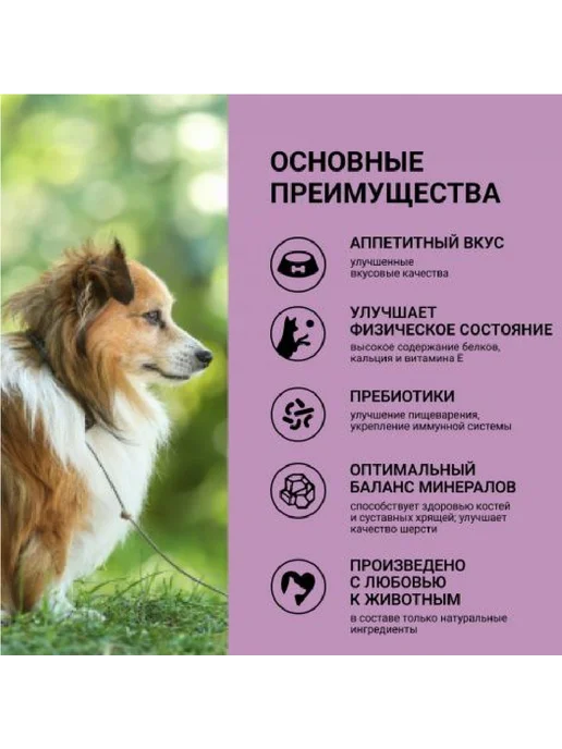 Сухой корм Ownat Шт. для собак, взрослые, мелкие, курица, 0,4 кг, фото 3