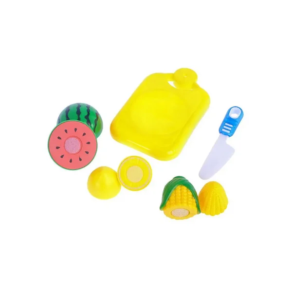 Набор продуктов для нарезки на липучках "Овощи-Фрукты", МИКС