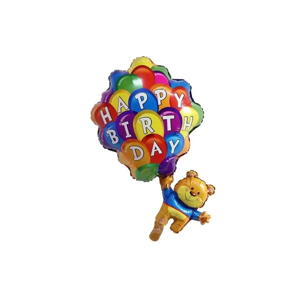 Воздушный шарик фольгированный Мишка на шарах