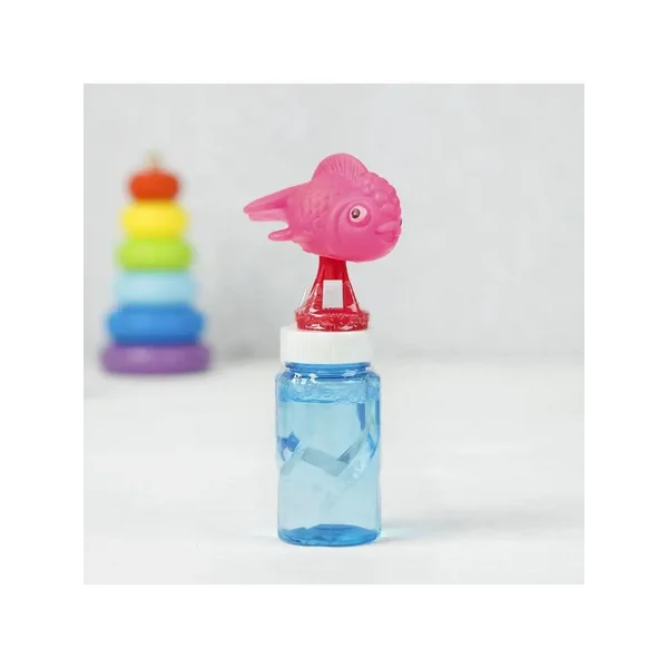 Мини генератор мыльных пузырей "Водные обитатели", цвет МИКС