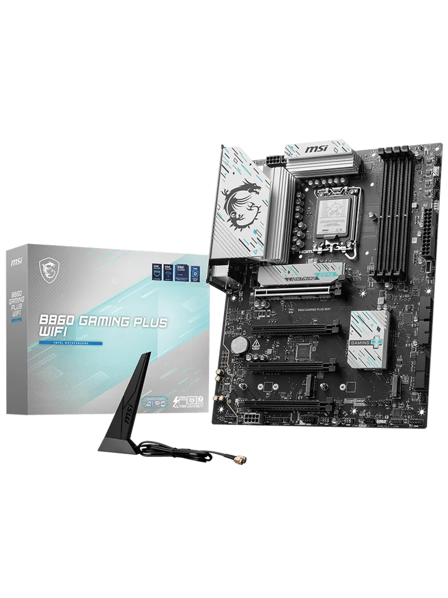 MSI Материнская плата B860 GAMING PLUS WIFI LGA1851 Intel B860 A