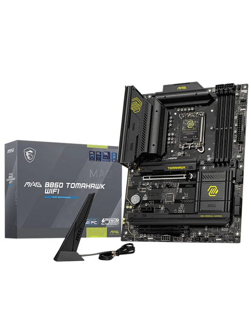 MSI Материнская плата MAG B860 TOMAHAWK WIFI LGA1851 Intel B860, MAG TOMAHAWK LGA1851 Intel