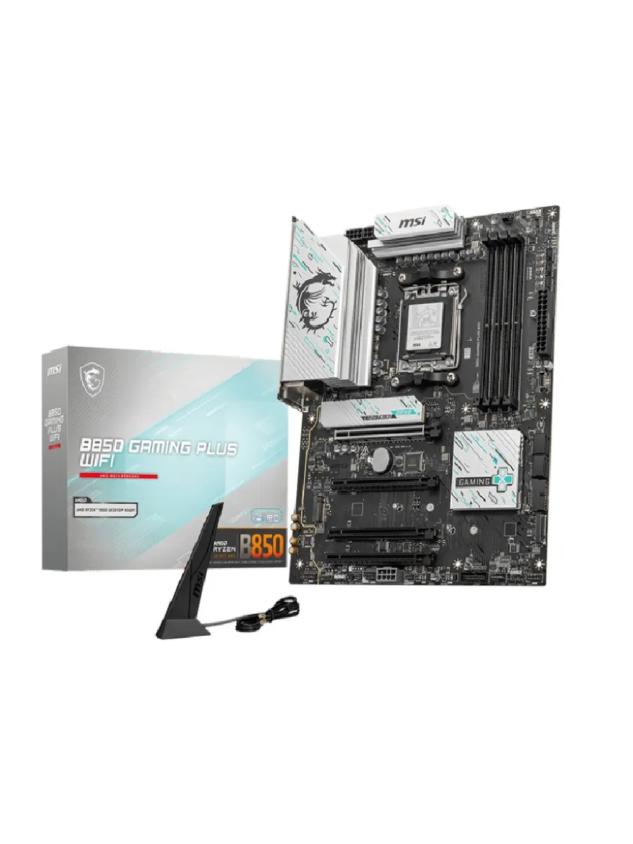 MSI Материнская плата B850 GAMING PLUS WIFI AM5 AMD B850 ATX RTL