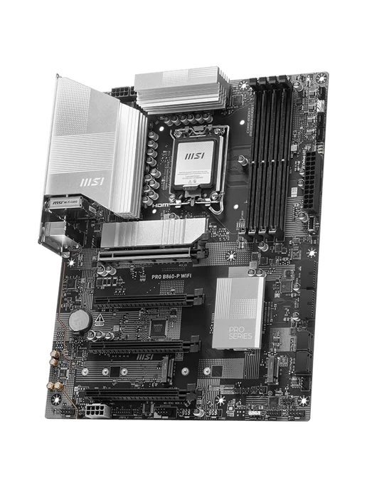 MSI Материнская плата PRO B860-P WIFI LGA1851 Intel B860 ATX RT, Intel B860 RT, фото 3