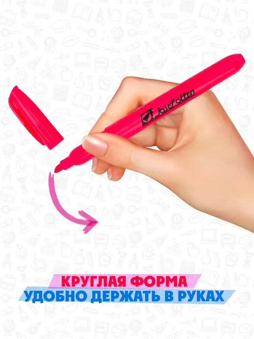 Josef Otten Маркер текстовыделитель 4мм 6 цветов, 6 цв., фото 3