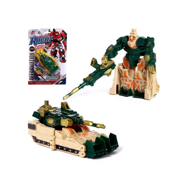 Робот Трансформер Детский Военная техника Игрушки, цвет МИКС