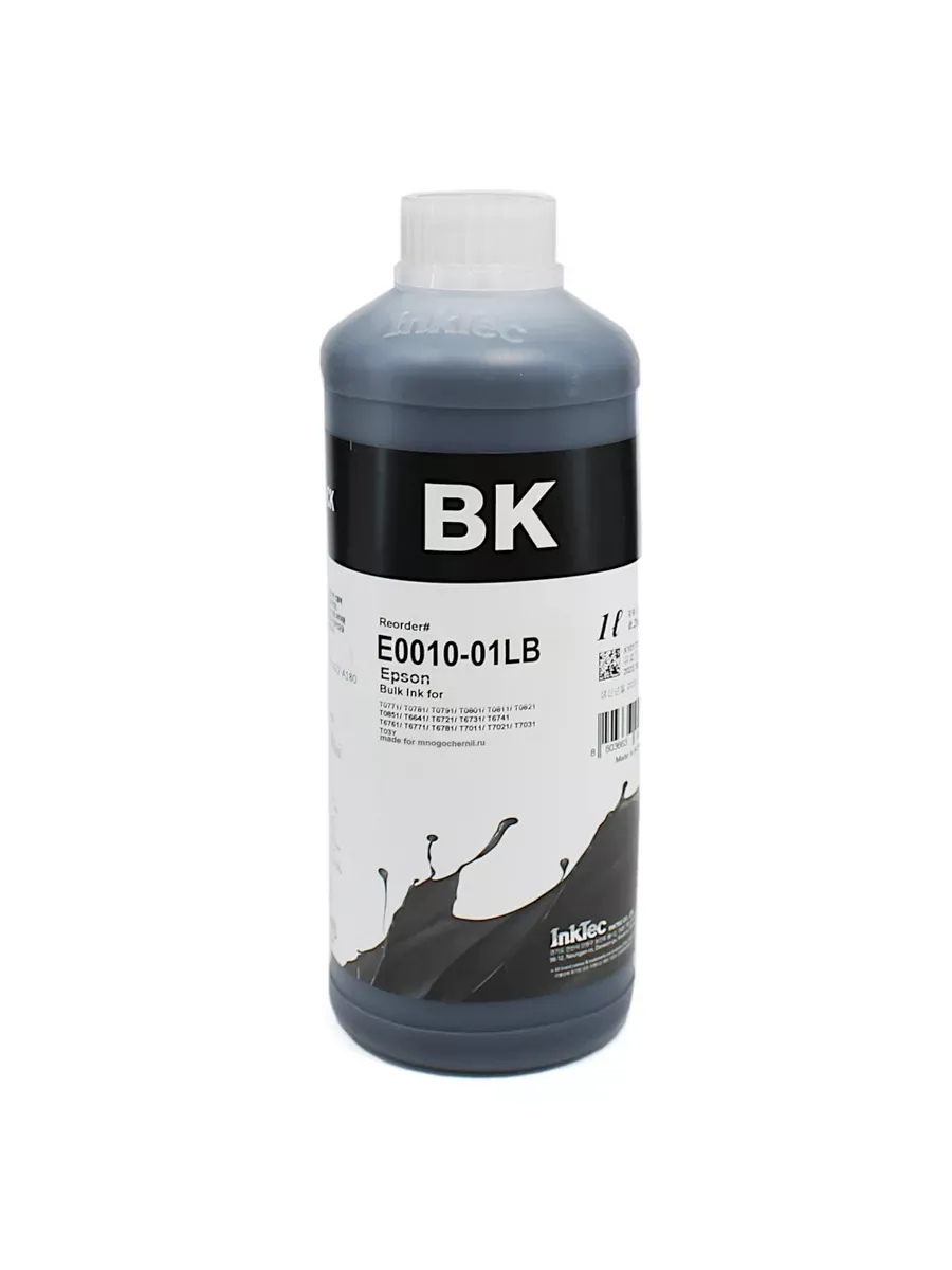 Чернила InkTec Epson T0821/ E0010-01LB / черные , 1л