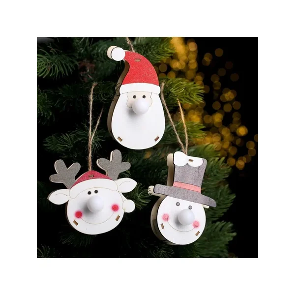 Световой декор с подвеской "Новый год"