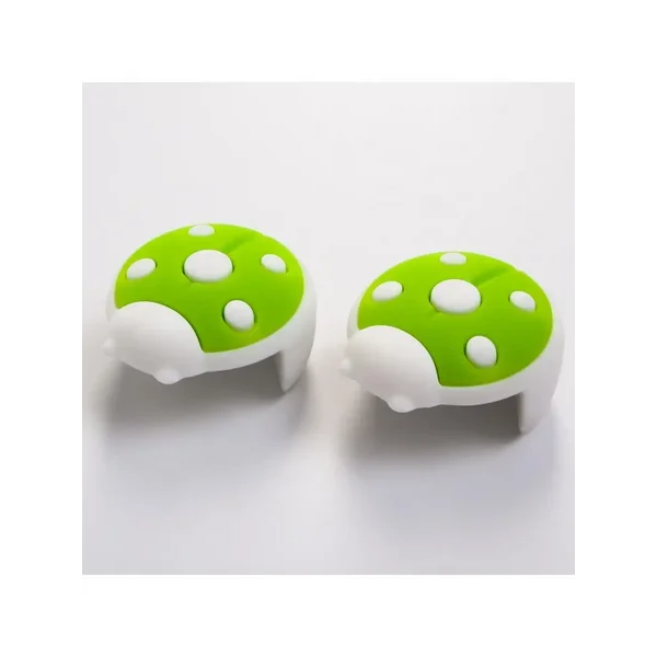 Набор накладок на углы "Божьи коровки", 2 шт., цвет зелёный