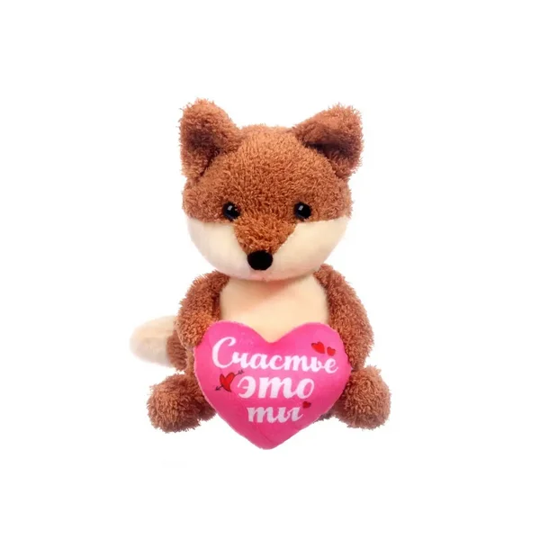 Мягкая игрушка "Влюбленный лисенок"