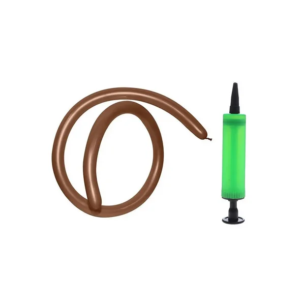 Шар для моделирования 260, коричневый цвет, набор 100 шт