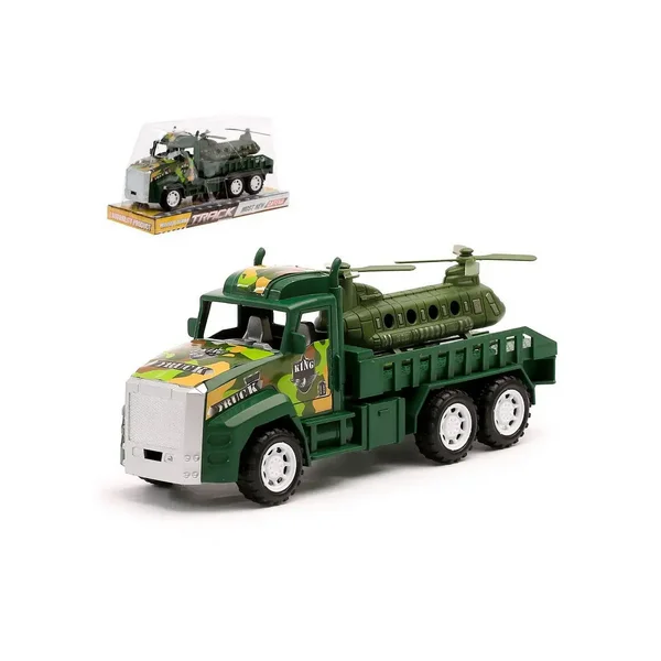 Грузовик инерционный "Перевозчик", с техникой