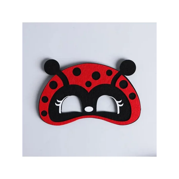 Маска карнавальная "Божья коровка", фетр