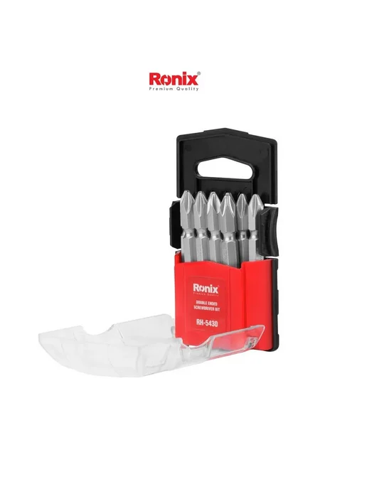 Набор бит для двусторонней отвертки Ronix RH-5430, черный, фото 5