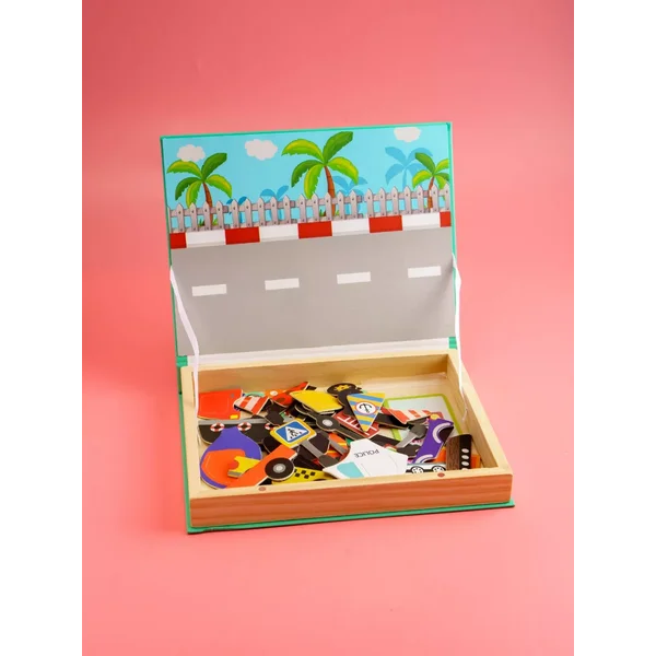 Магнитный конструктор "Транспорт" для детей