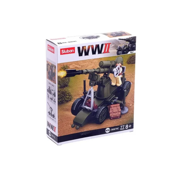 Конструктор Армия "Ракетная установка", 77 деталей