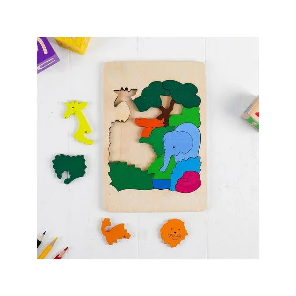 Рамка-вкладыш. Животные "Джунгли"