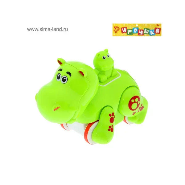 Машинка инерционная Веселые звери, цвет МИКС