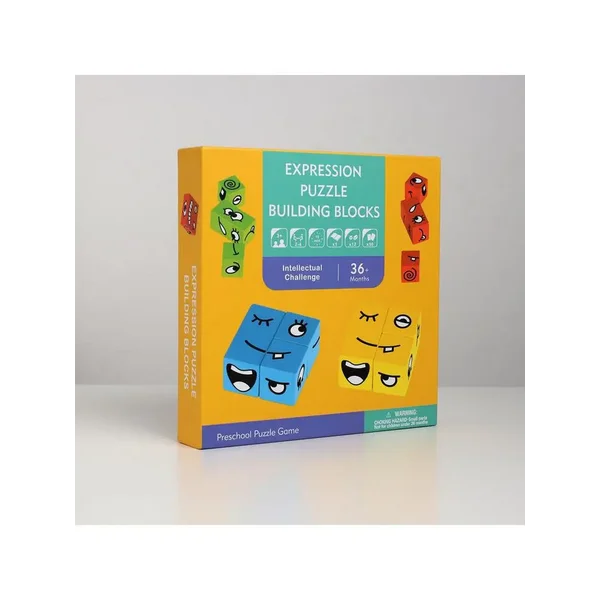 Развивающая игра "Сложи правильно лицо" 20Х20Х3,5 см