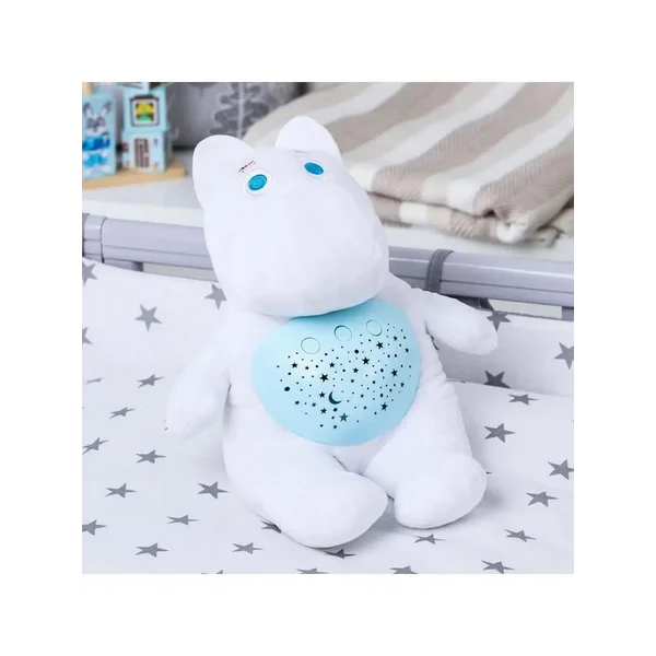 Игрушка - ночник "Бегемотик" мягкий, проектор