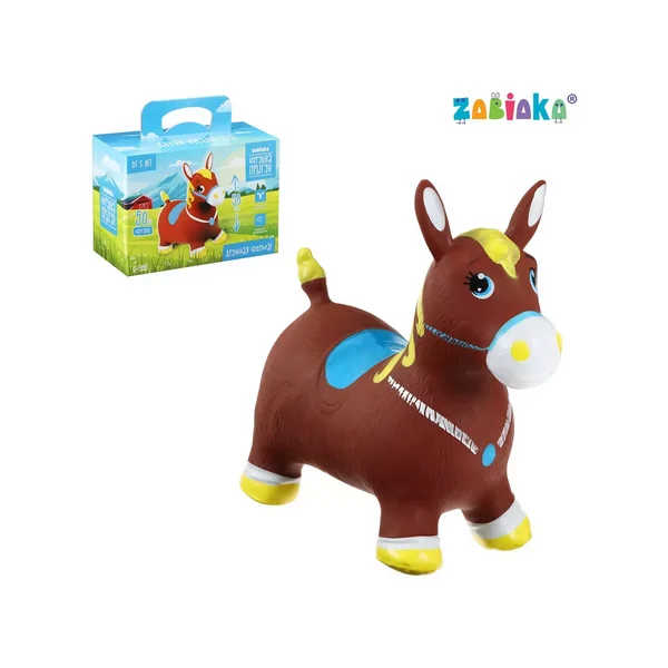 Попрыгун ZABIAKA «Лошадка», 57х27х50 см, 1300 г