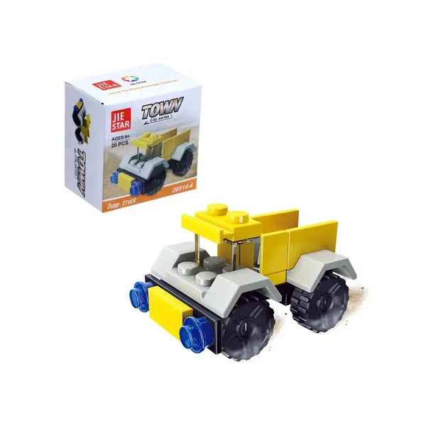 Конструктор "Самосвал", 20 деталей