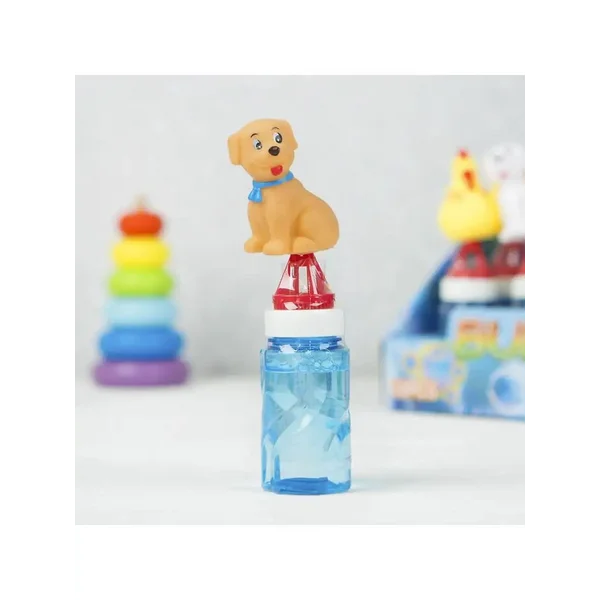 Мини генератор мыльных пузырей "Домашние животные" 50 мл