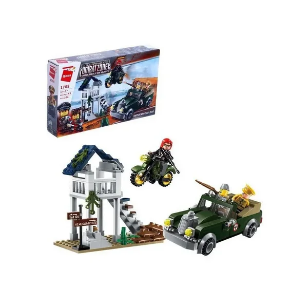 Конструктор Военная зона 3 минифигуры и 206 деталей