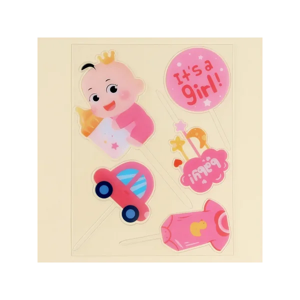 Набор топперов «Девочка»