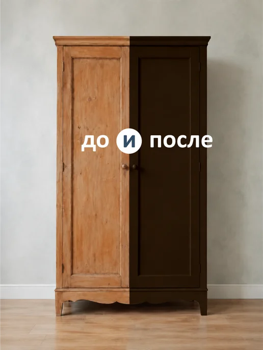 De’art Краска акриловая De'Art для мебели глянцевая темный венге, темный, фото 3