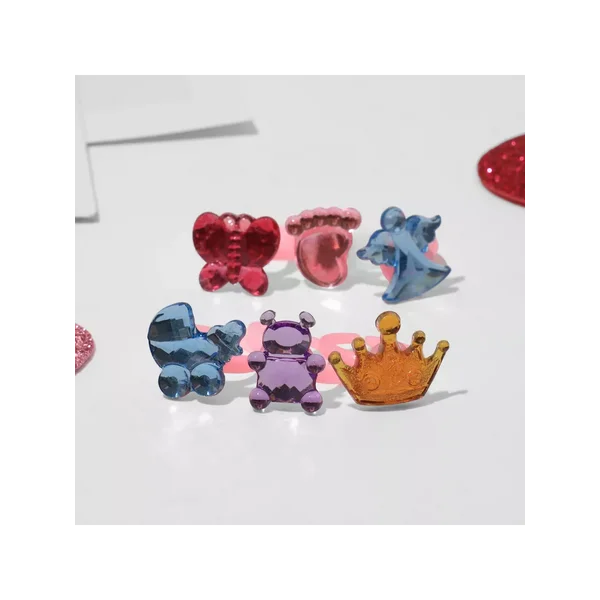 Набор детских колец, цвет Микс