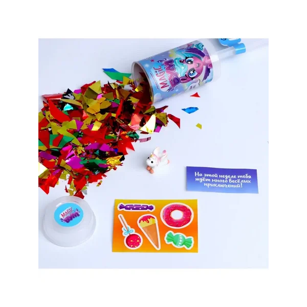 Хлопушка на палочке с сюрпризом