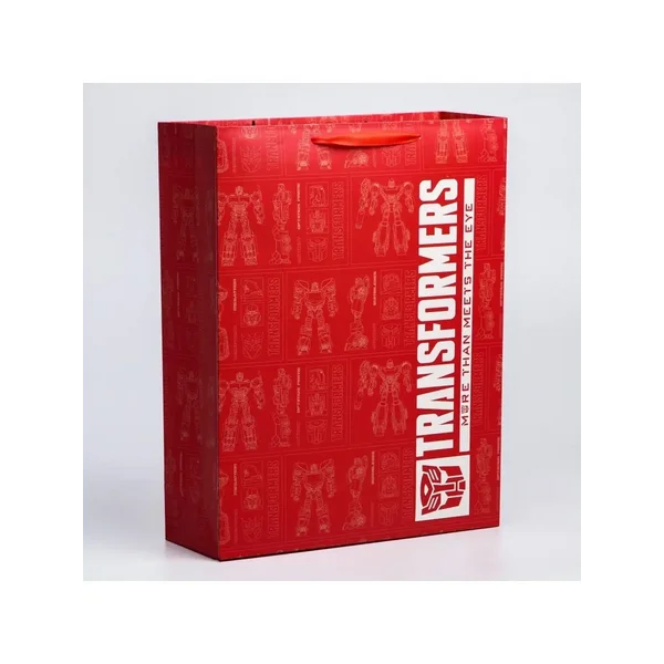 Пакет ламинат вертикальный , 31х40х11 см, Transformers