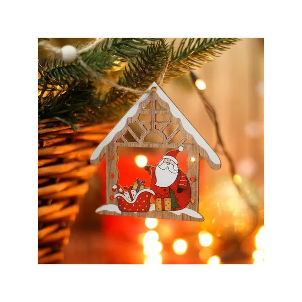 Подвеска новогодняя "Дед мороз с подарками"