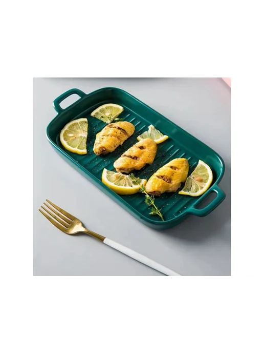 PERFECTO LINEA Блюдо керамическое, 29х15х2.5 см, черное, 29x15x2.5 см, фото 2