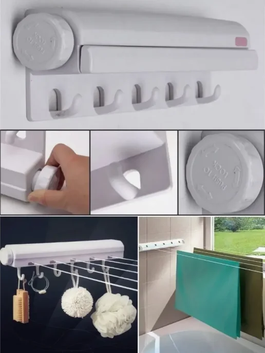 Domestic Сушилка для белья, белый, фото 5