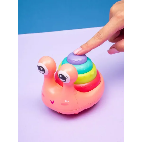 Развивающая игрушка Улиточка двигается, цвет МИКС