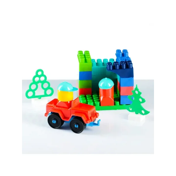 Конструктор, 30 деталей 14х14х15см