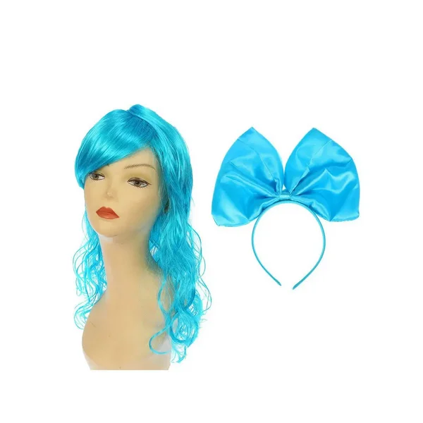 Карнавальный набор Мальвина парик ободок с бантом