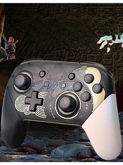 Nintendo Эргономичный геймпад для Switch с Bluetooth ZELDA, вариант, фото 3