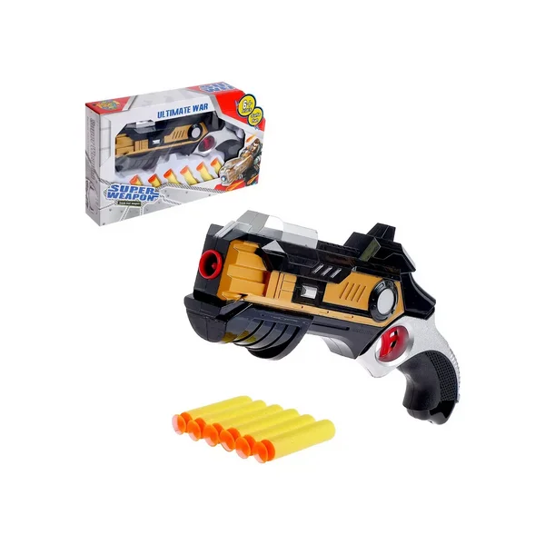 Пистолет бластер с мягкими пулями Победитель