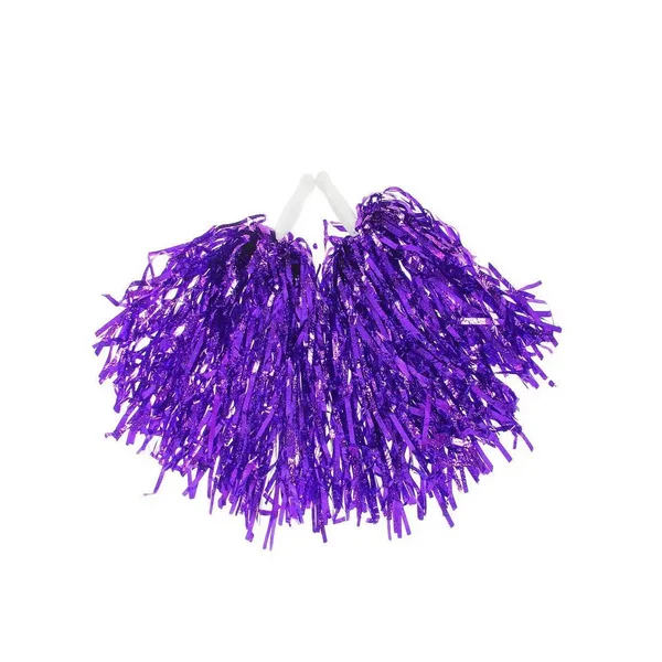 Помпоны для черлидинга фиолетовый 2 шт