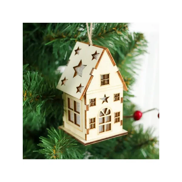 Декор с подсветкой "Сказочный домик"