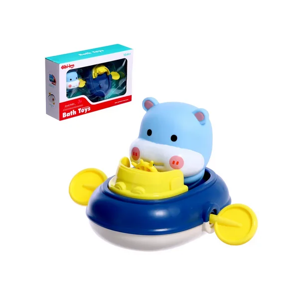 Игрушка детская для ванны Лодочка с животными, цвет МИКС