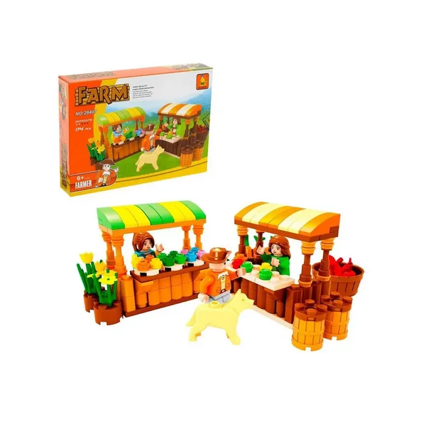 Конструктор "Рынок", 174 детали/Рынок